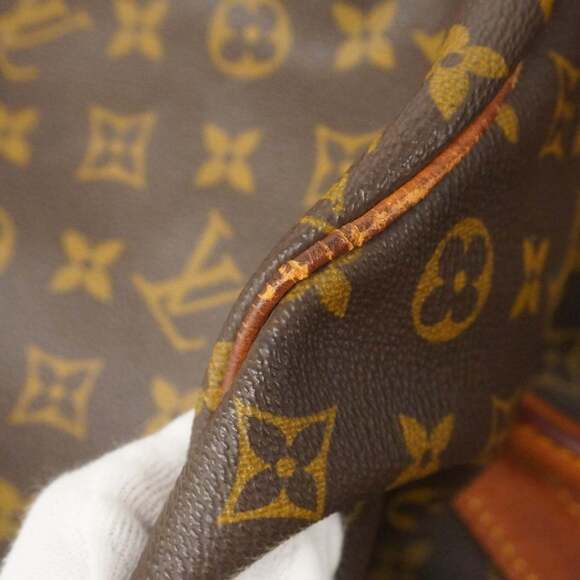 LOUIS VUITTON Brown Monogram Keepall 50 Boston Bag